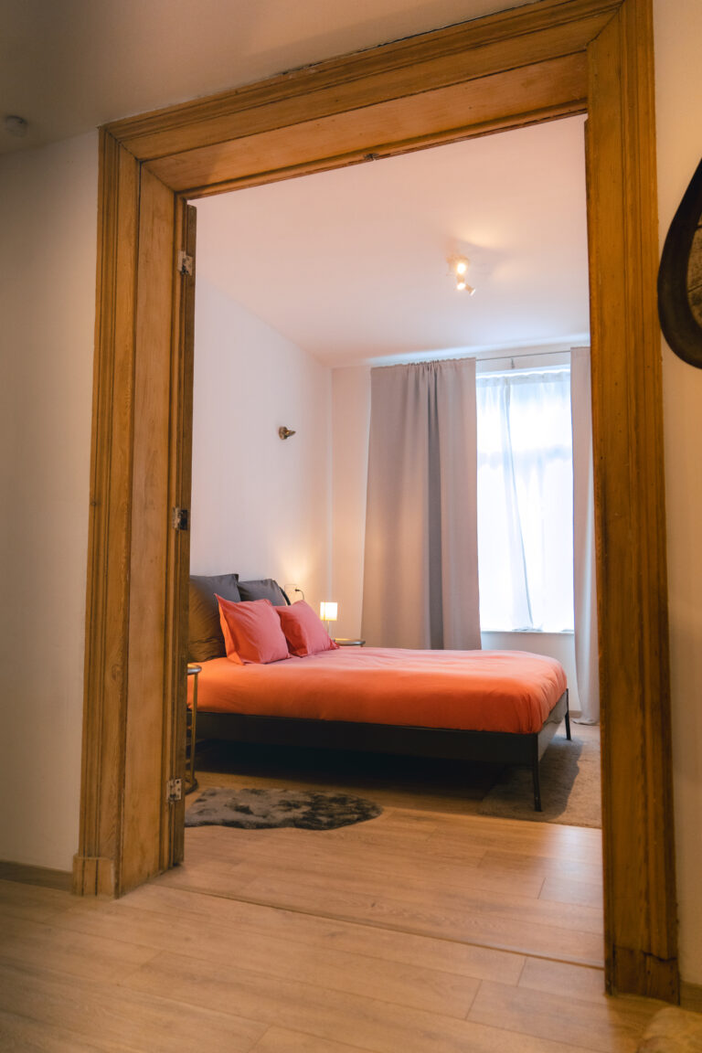 chambre de l'appartement Lyves 1, situé au 50 Rue Dossin à Liège (4000) en Belgique